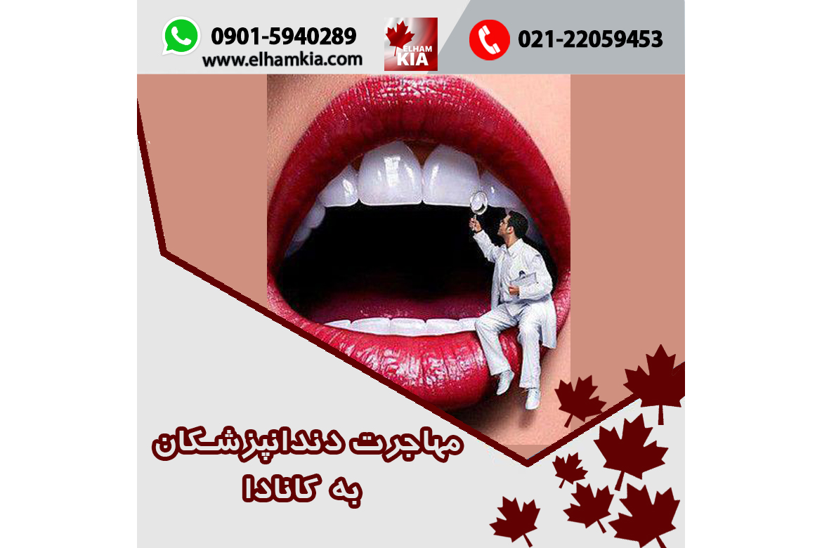 ✔️مهاجرت دندانپزشکان به کانادا